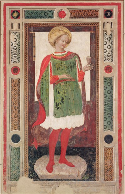 Sint Ansanus door Francesco di Antonio di Bartolomeo